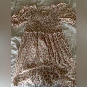 Crewcuts Pink and Orange Patterned Kids Dress